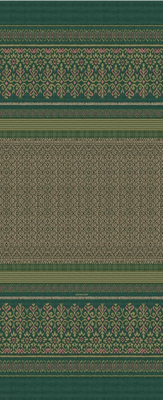 Teppich Roccaraso V1 58x150 cm grün