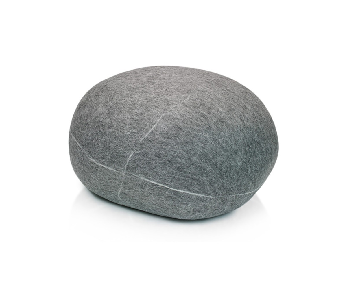 Pouf stONE No.5 Granite Gray